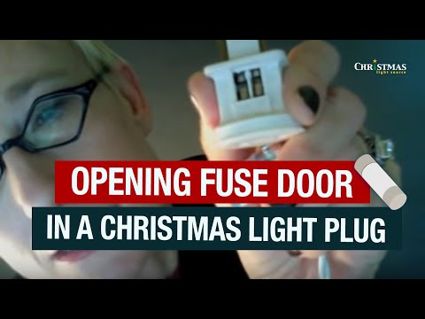 how to remove fuse from christmas lights