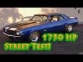 1750 HP 1969 Camaro.  Alien Intake TT 427 SBC Street Test from Nelson Racing Engines.