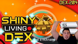 FINALLY! 1600+ EGGS SHINY PINECO! Live Reaction! Quest For Shiny Living Dex #204 | Pokemon XY by aDrive