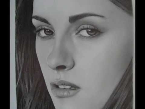 how to draw kristen stewart