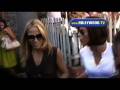 Sheryl Crow and Eva Longoria Parker Leave The IVY.