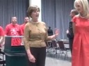 Laura Bush and Cindy McCain speak to the press about hurricane relief