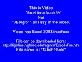 Excel Busn Math 59: Annuities Math&Excel