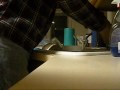 Kid Tries Sink Prank On Dad