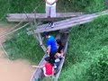 Bintulu Sarawak: Azid Allan and his nieces at Sungai Labang.
