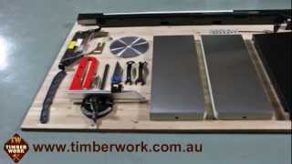 Harvey Table Saw Assembly and Operation, Timber Work