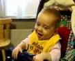 lachende baby
