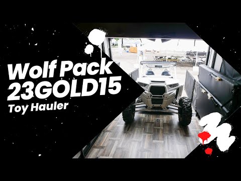 Thumbnail for Tour the 2023 Wolf Pack 23GOLD15 Toy Hauler Video