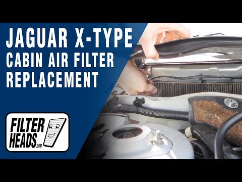 Cabin air filter replacement- Jaguar X-Type
