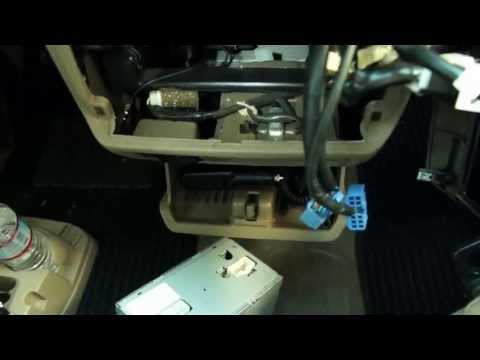 How to install CD player on Toyota Sienna