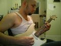 Blues Jam Squier Strat thru a Vox AC4TV