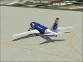 SkyEurope virtual landing at LKPD