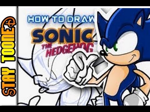 how to draw sonic from sonic the hedgehog