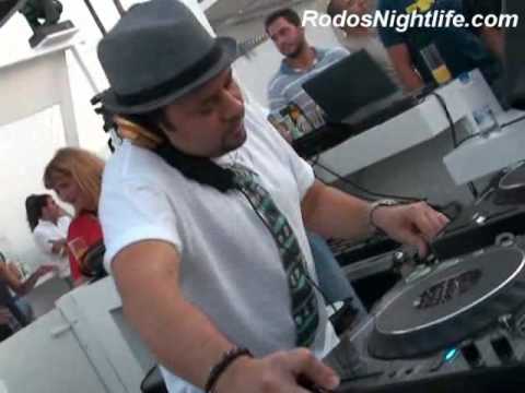 Louie Vega LIVE (Deep Inside) @ Amphitheare Club | Lindos Town, Rhodes Island, Greece - Pipper D 24 lug 2009