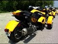 Spyder 3 wheel motorcycle