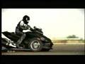 Spyder 3 wheel motorcycle