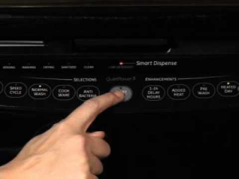 how to reset ge dishwasher