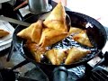 Indian Thriller Samosas freshly fried