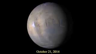 Mars True Color and Weather, (Time Lapse Video)