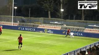 La Nucía C.F. pierde el derby comarcal con el Benidorm (Incluye video resumen del partido)