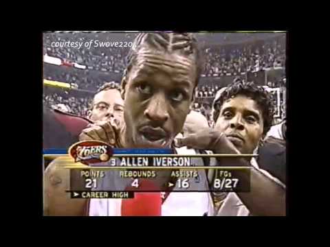 SPECIAL MOMENTS: Allen Iverson 2001 NBA Playoff Game 7 vs Raptors