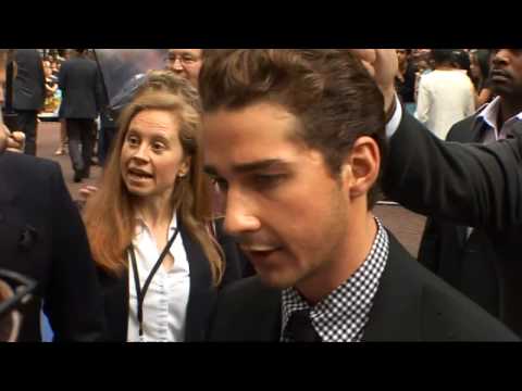 Shia LaBeouf missing Megan Fox on Transformers 3 Video