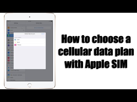 How to choose a cellular data plan with Apple SIM on your iPad Air 2