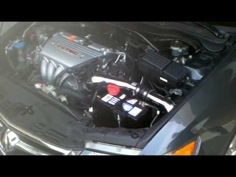 Acura TSX K&N Intake. 1st Start up and rev.