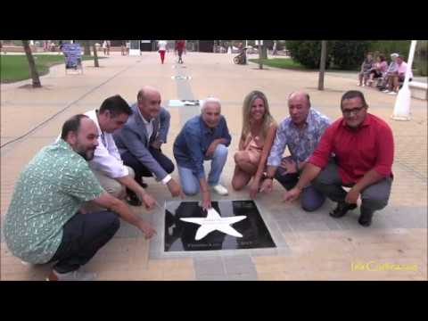 Inauguración de la Estrella de Cristina Hoyos en el Paseo de la Fama de Islantilla
