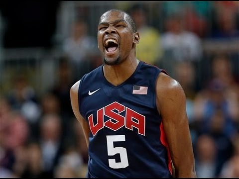Durrant - Kevin Durant scored 17 of his 28 points during Team USA's explosive 42-point third quarter Monday.Up only 1 at the half, Team USA goes on 42-17 run in the th...
