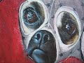 Herakut artists from Germany painting on Venice Art Walls