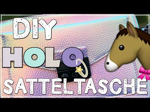 DIY Holo Satteltaschen ✮ ohne Vorkenntnisse selbst gemacht!
