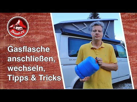 Gas und rund um die Gasflasche im Büssli | Grundlagen für Neulinge | VW T6 California | #BüssliTV