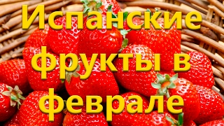 Февральские фрукты Испании