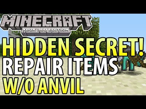 how to repair objects in minecraft