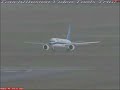 Rainy landing at Beijing
