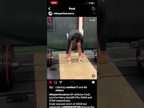 Deadlift 375# 16 years old