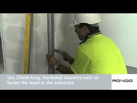 HOW TO: Install Rondo EXANGLE Drywall Beads
