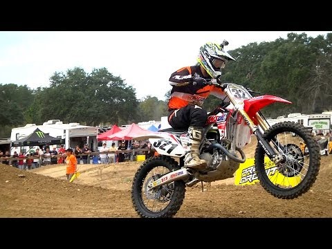MXPTV - Presented by Nihilo Concepts: http://http://www.nihiloconcepts.com/ Raw highlights of an exciting 450 A heat race during the first day of Supercross action a...