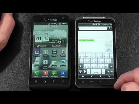 LG Revolution 4G vs HTC Thunderbolt 4G Part 2 Verizon 4G Face Off