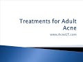 Treatments For Adult Acne