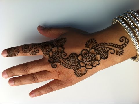 how to easy henna designs