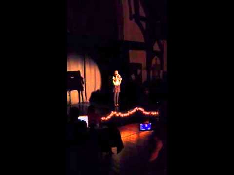 Veronica Johnson - Saint Mary's talent show.