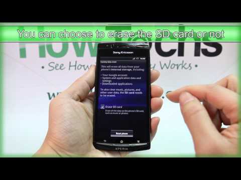 how to hard reset sony ericsson lt15i