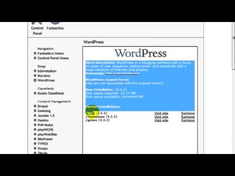 how to uninstall wordpress