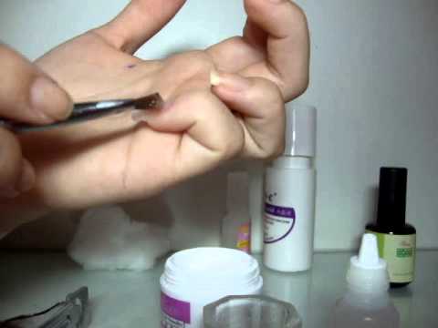 Alongamento de unhas com tips naturais + Como faço minhas unhas