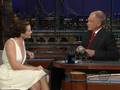 Kristin Davis on Letterman 2005