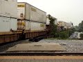 BNSF #5297 Leads Stacktrain, Dash-9 w/Swoosh, Joliet IL.