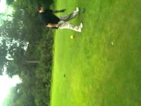 How to hit a golf ball with a driver!!