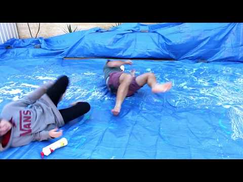 Slip 'N' Slide of Death - (Feat. HowToBasic) - *BLOOD WARNING* - World Cup